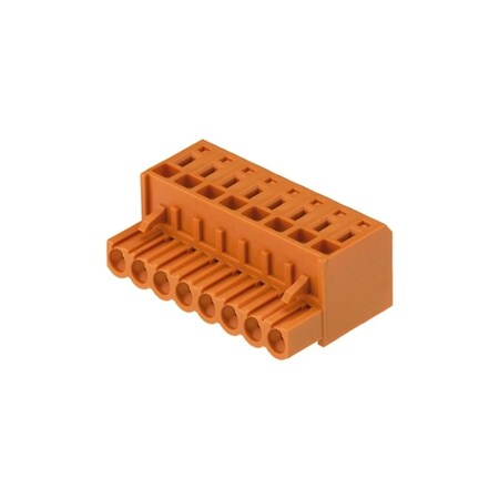 Weidmuller Weidmuller Pcb Plug-In Connector, Female Plug, 5, 08 Mm, No. Of Poles: 7, 180 Degree, Tension Clamp 1707740000